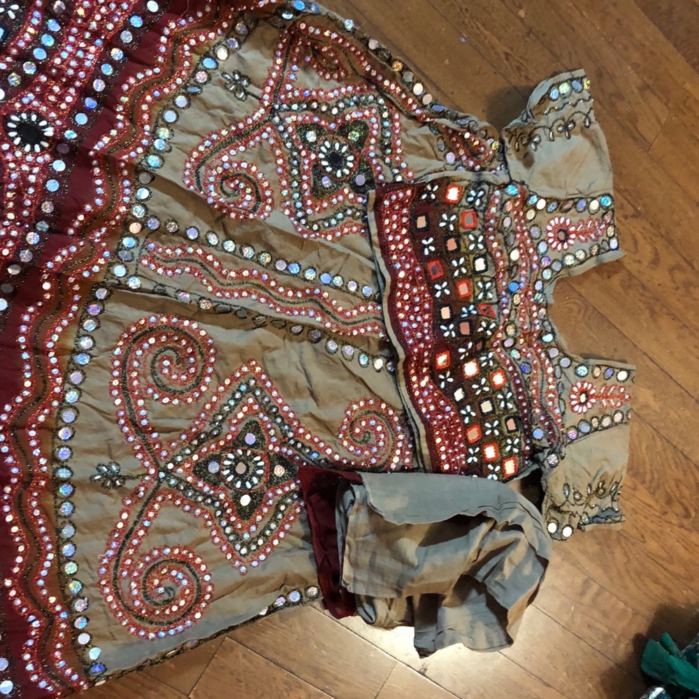 Abhla wrk chaniya choli new never wear.